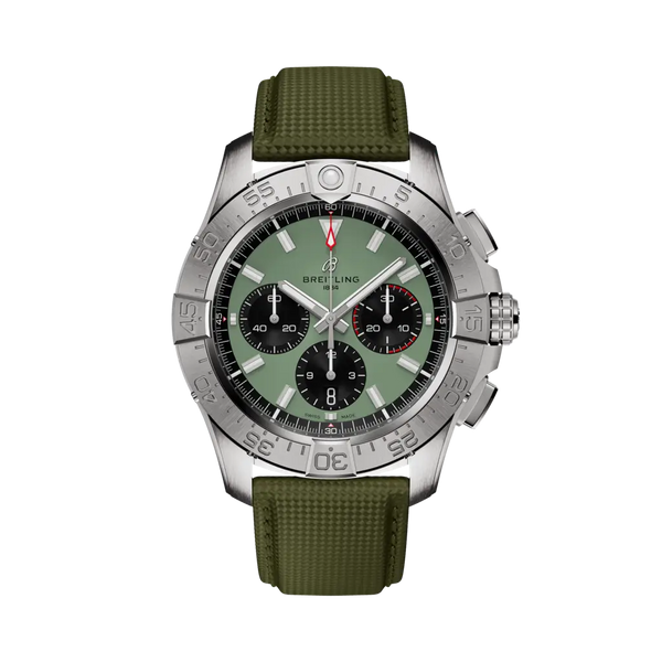 Breitling AB0147101L1X1 - Avenger B01 Chronograph 44 Stainless steel - Green