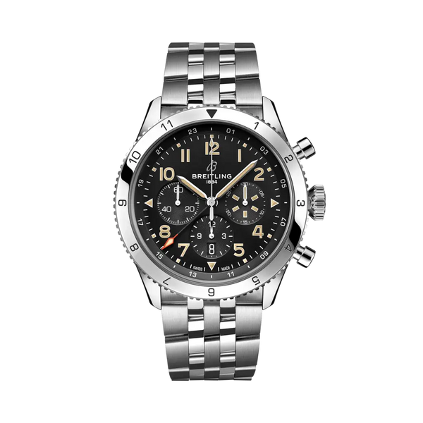 Breitling AB04453A1B1A1 Super AVI B04 Chronograph GMT 46 P-51 Mustang / Bracelet