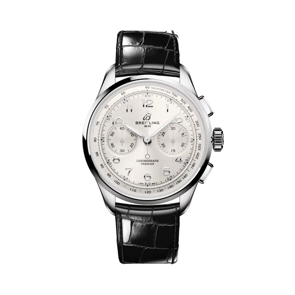 Breitling AB0930371G1P1 - Premier B09 Chronograph 40 Stainless steel - Silver