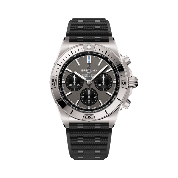 Breitling EB0134101M1S1 Chronomat B01 42 Titanium / Grey / Rubber Rouleaux