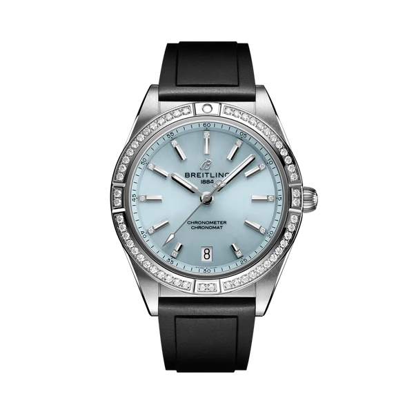 Breitling G10380591C1S1 Chronomat Automatic 36 South Sea Stainless Steel / White Gold / Diamond / Ice Blue
