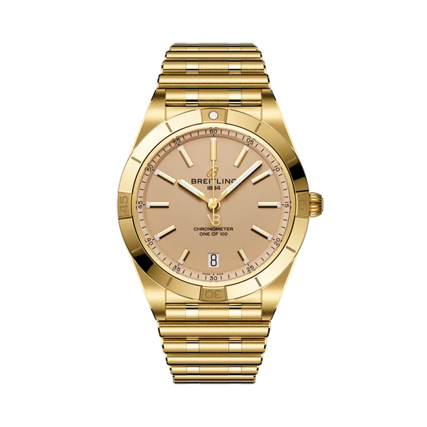 Breitling K103801A1A1K1 Chronomat Automatic 36 Victoria Beckham Yellow Gold / Sand