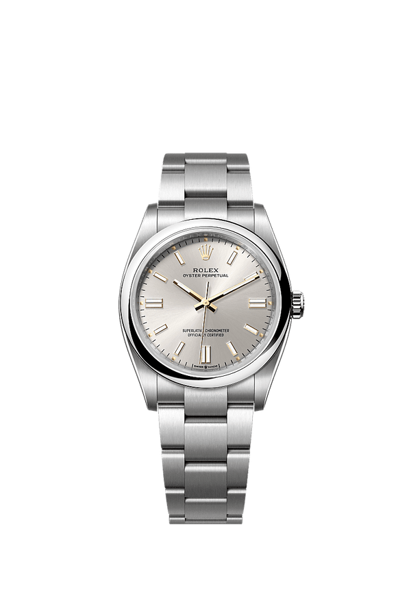 Rolex Oyster Perpetual 36 - Staal - Zilver wijzerplaat (126000)