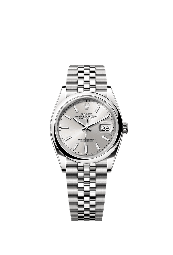 Rolex Datejust 36 - Staal - Zilver wijzerplaat (126200)