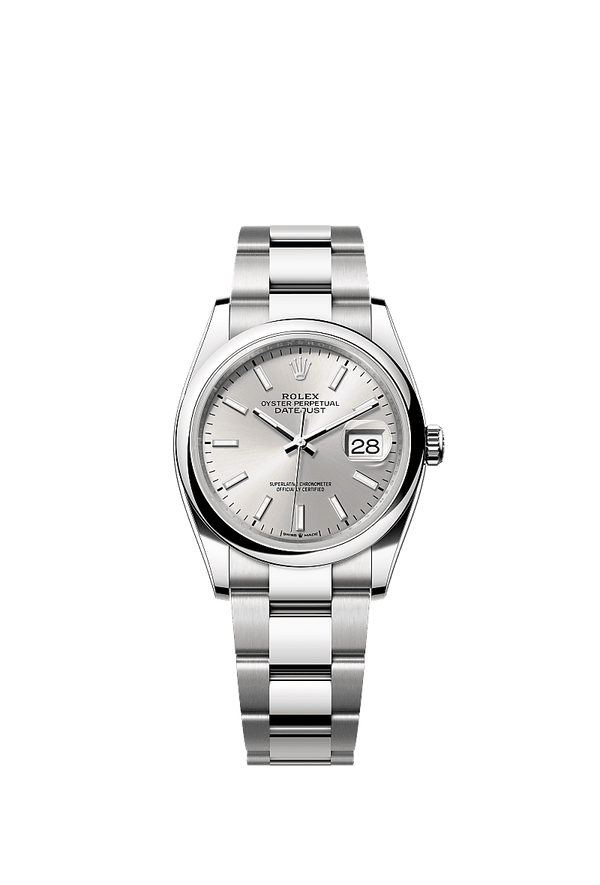 Rolex Datejust 36 - Staal - Zilver wijzerplaat (126200)