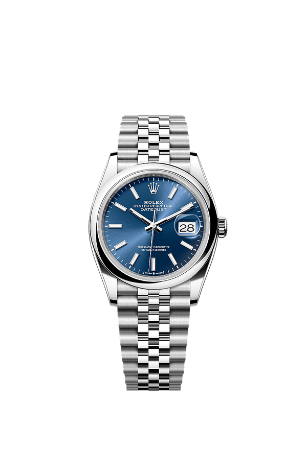 Rolex Datejust 36 - Staal - Blauw wijzerplaat (126200)