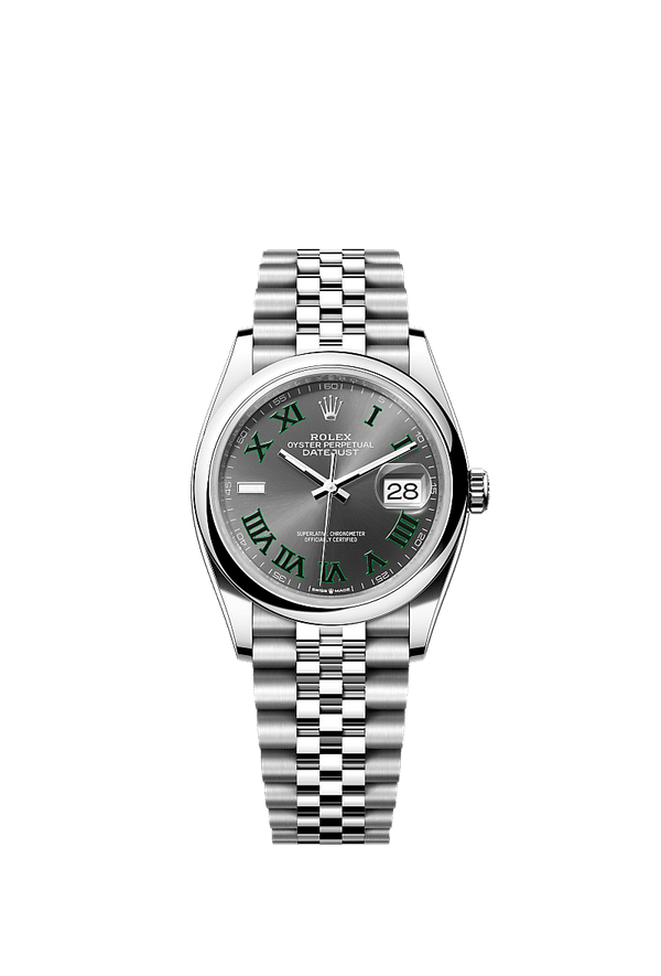 Rolex Datejust 36 - Staal - Grijs wijzerplaat (126200)