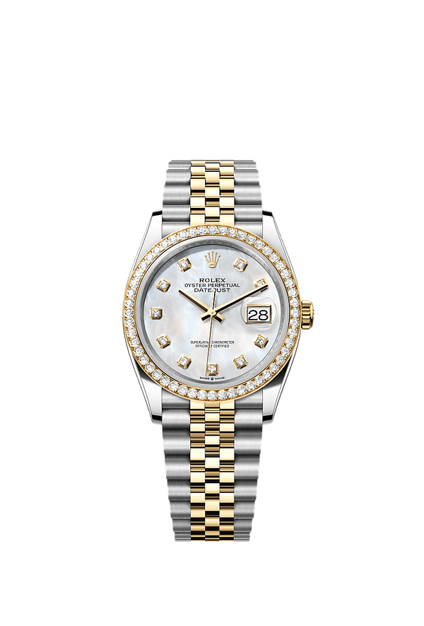 Rolex Datejust 36 - Staal / Geelgoud - Parelmoer wijzerplaat (126283RBR)