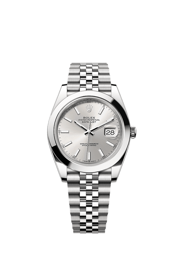 Rolex Datejust 41 - Staal - Zilver wijzerplaat (126300)