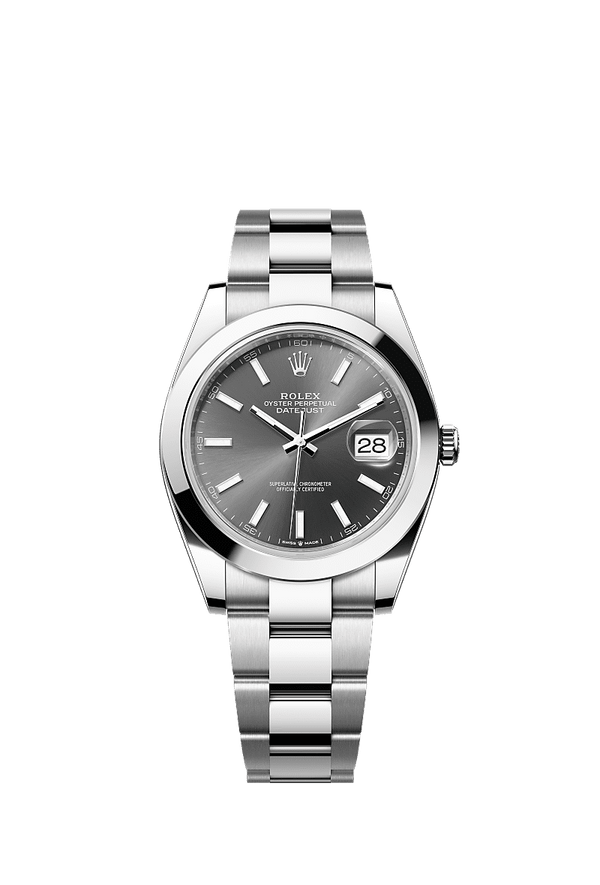 Rolex Datejust 41 - Staal - Grijs wijzerplaat (126300)