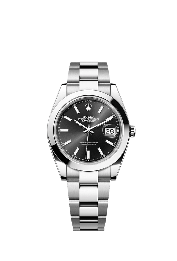 Rolex Datejust 41 - Staal - Zwart wijzerplaat (126300)