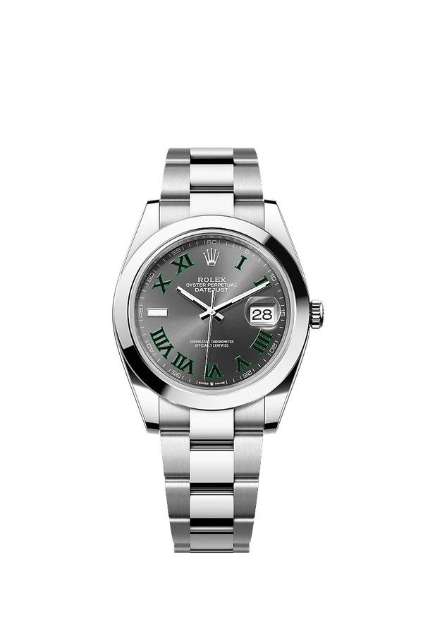 Rolex Datejust 41 - Staal - Grijs wijzerplaat (126300)