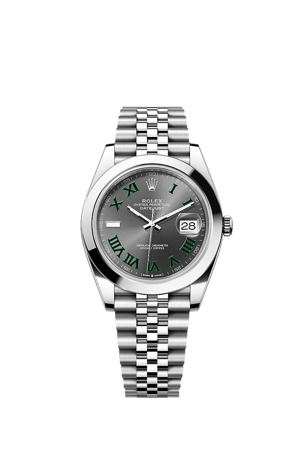 Rolex Datejust 41 - Staal - Grijs wijzerplaat (126300)
