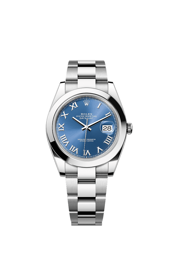 Rolex Datejust 41 - Staal - Blauw wijzerplaat (126300)