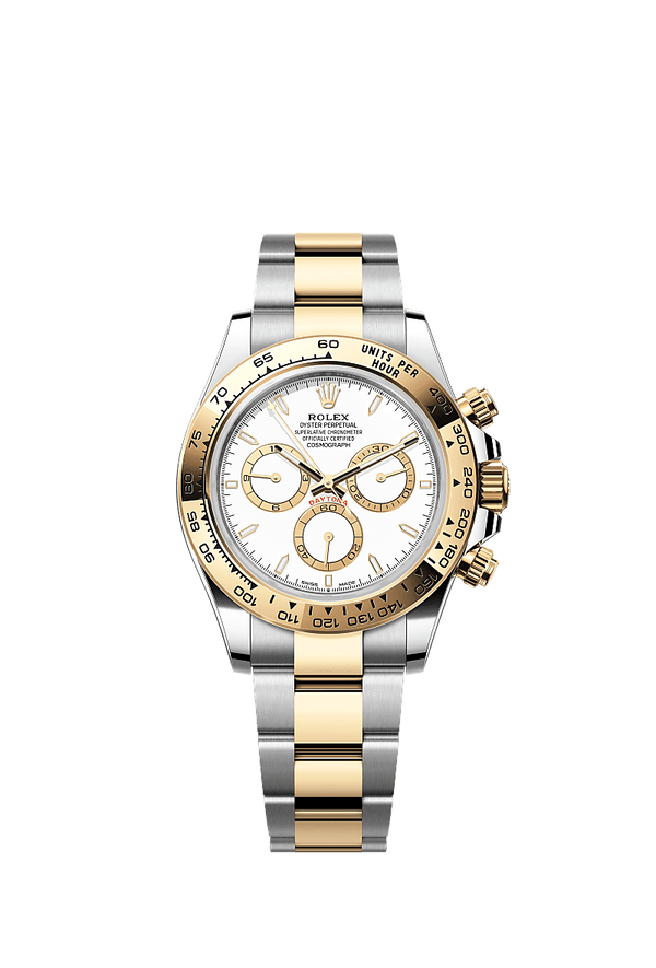 Rolex Cosmograph Daytona - Staal / Geelgoud - Wit wijzerplaat (126503)