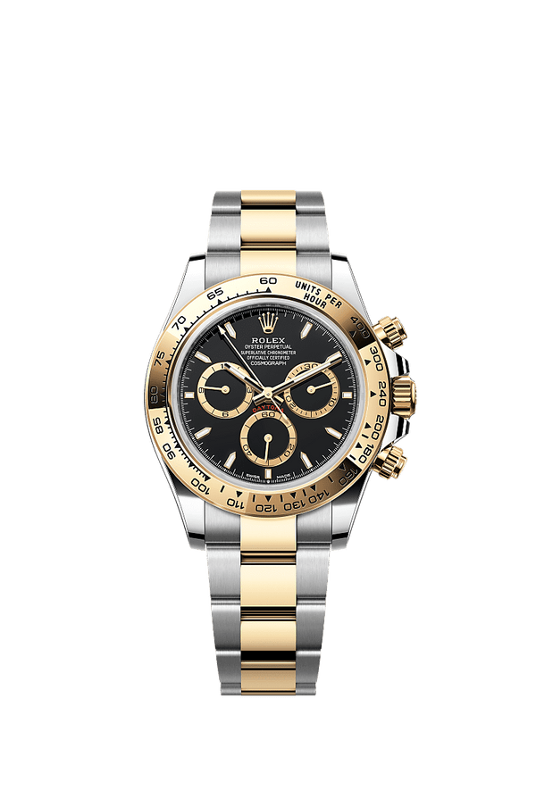 Rolex Cosmograph Daytona - Staal / Geelgoud - Zwart wijzerplaat (126503)
