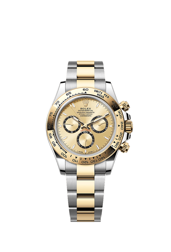 Rolex Cosmograph Daytona - Staal / Geelgoud - Champagne wijzerplaat (126503)