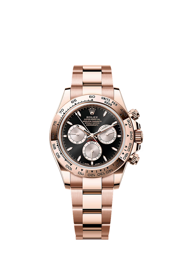 Rolex Daytona - Helderzwart en Sundust wijzerplaat