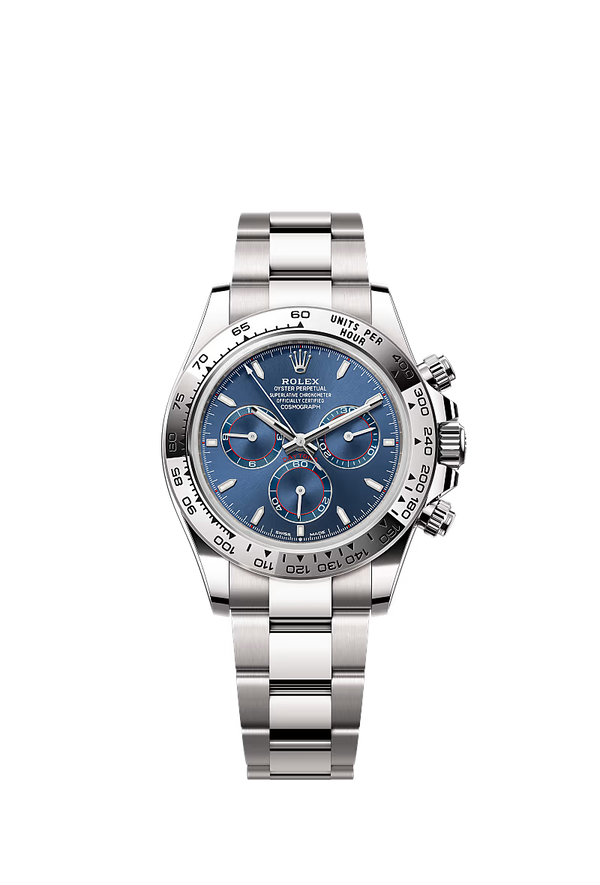 Rolex Daytona - Helderblauw wijzerplaat