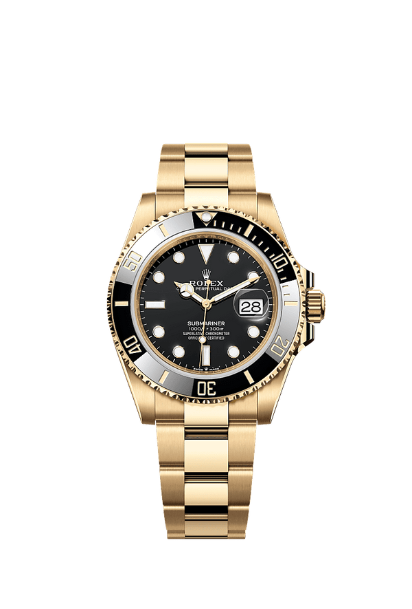 Rolex Submariner Date - Geelgoud - Zwart wijzerplaat (126618LN)