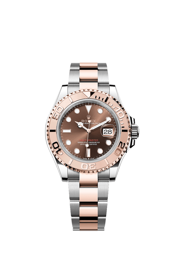 Rolex Yacht-Master 40 - Staal / Rosegoud - Bruin wijzerplaat (126621)