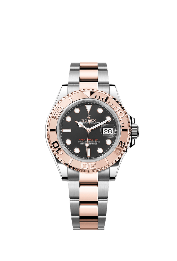 Rolex Yacht-Master 40 - Staal / Rosegoud - Zwart wijzerplaat (126621)