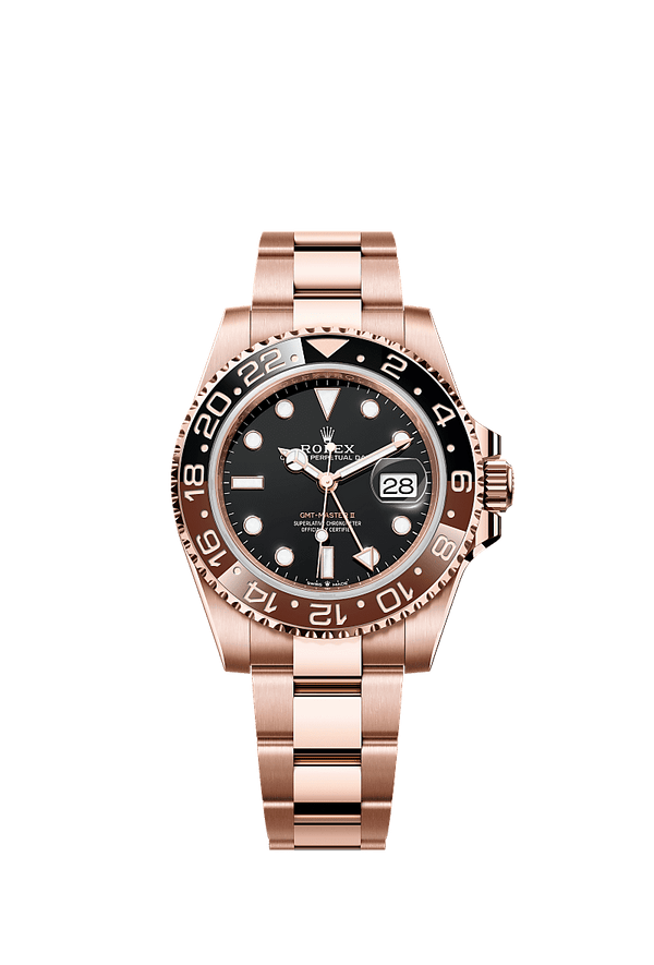 Rolex GMT-Master II - Rosegoud - Zwart wijzerplaat (126715CHNR)