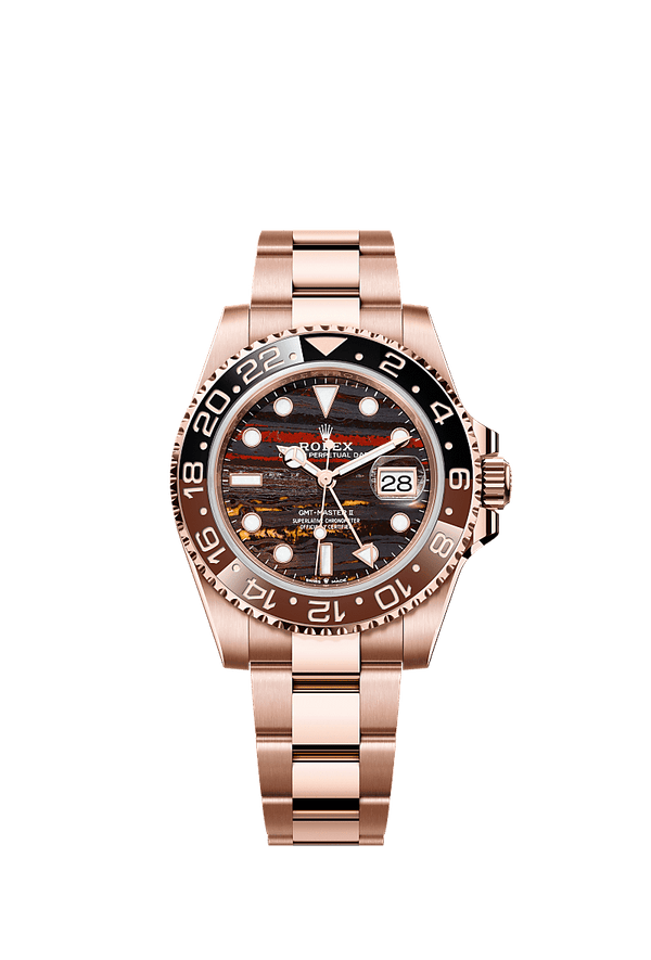 Rolex GMT-Master II - Rosegoud - Groen wijzerplaat (126715chnr)