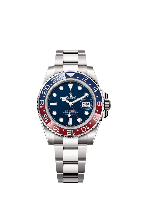 Rolex GMT-Master II - Witgoud - Blauw wijzerplaat (126719BLRO)