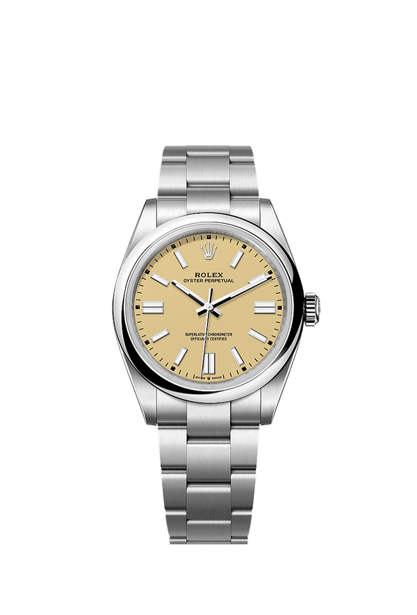 Rolex Oyster Perpetual 41 - Staal - Beige wijzerplaat (134300)
