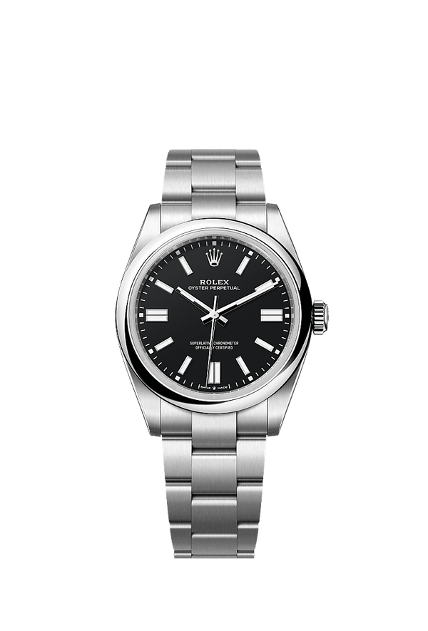 Rolex Oyster Perpetual 41 - Staal - Zwart wijzerplaat (134300)