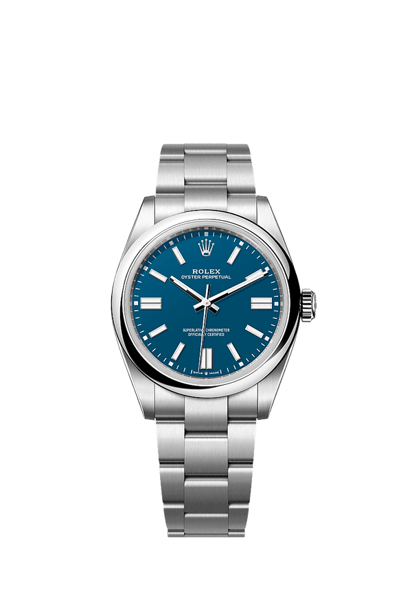 Rolex Oyster Perpetual 41 - Staal - Blauw wijzerplaat (134300)