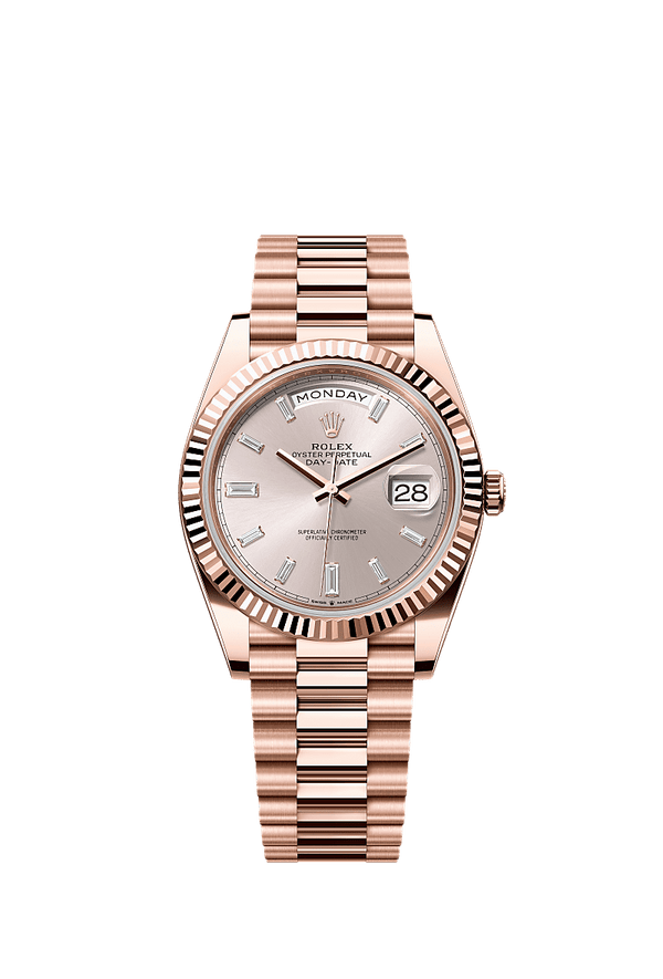 Rolex Day-Date 40 - Rosegoud - Grijs wijzerplaat (228235)