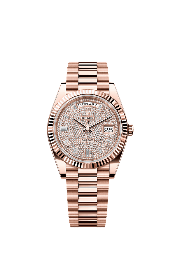 Rolex Day-Date 40 - Rosegoud - Diamant wijzerplaat (228235)