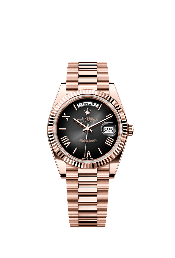 Rolex Day-Date 40 - Rosegoud - Grijs wijzerplaat (228235)