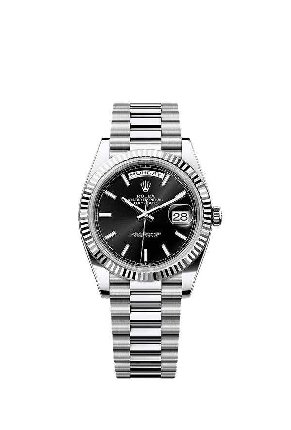 Rolex Day-Date 40 - Platinum - Zwart wijzerplaat (228236)