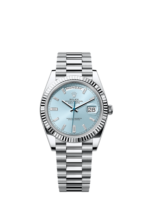 Rolex Day-Date 40 - Platinum - Blauw wijzerplaat (228236)