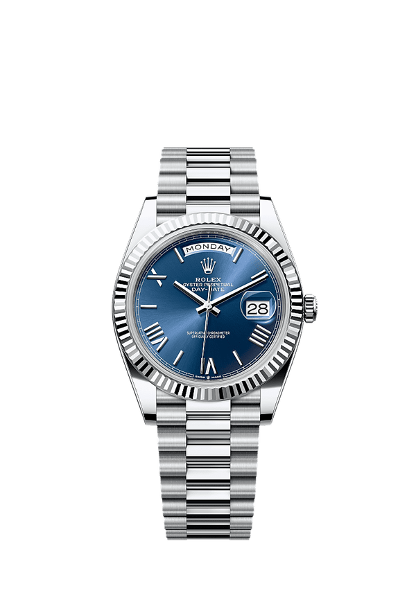Rolex Day-Date 40 - Platinum - Blauw wijzerplaat (228236)