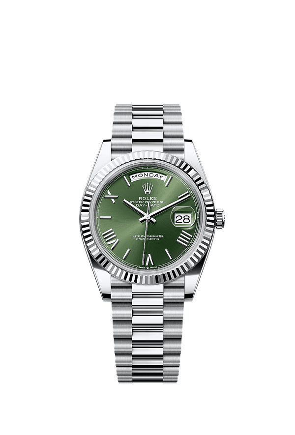 Rolex Day-Date 40 - Platinum - Groen wijzerplaat (228236)