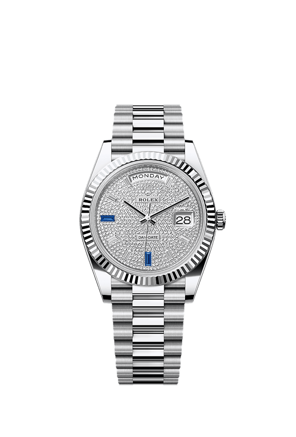 Rolex Day-Date 40 - Platinum - Diamant wijzerplaat (228236)