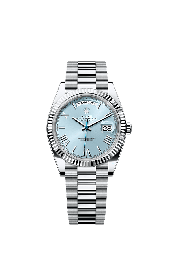 Rolex Day-Date 40 - Platinum - Blauw wijzerplaat (228236)
