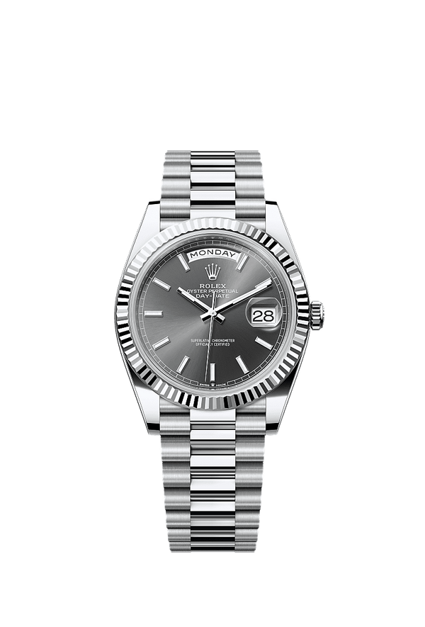 Rolex Day-Date 40 - Platinum - Grijs wijzerplaat (228236)