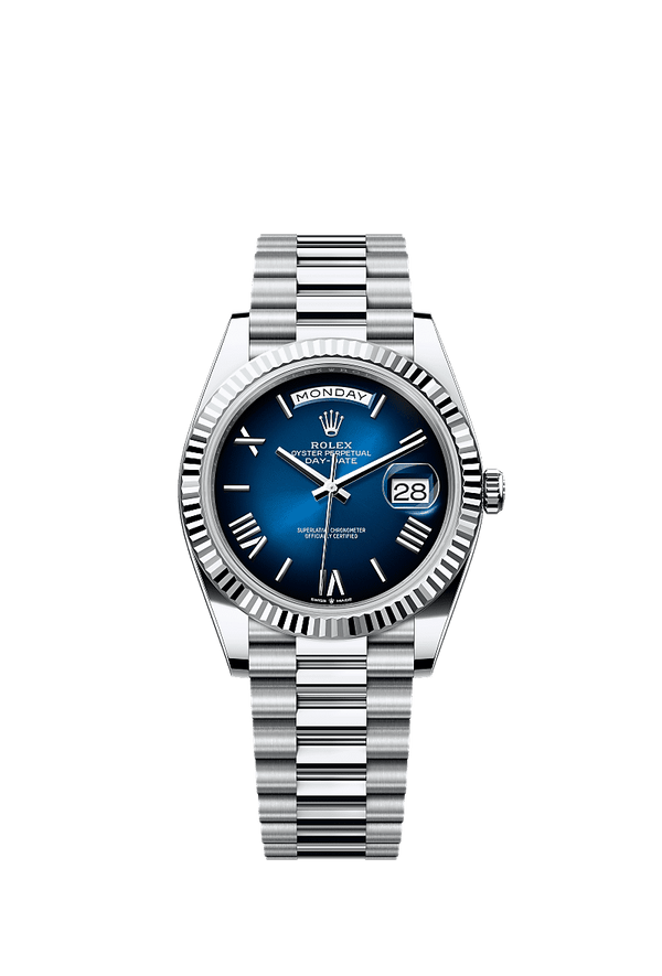 Rolex Day-Date 40 - Platinum - Blauw wijzerplaat (228236)