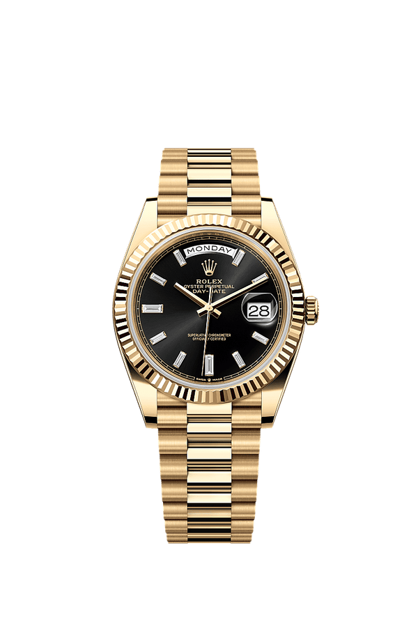 Rolex Day-Date 40 - Geelgoud - Zwart wijzerplaat (228238)