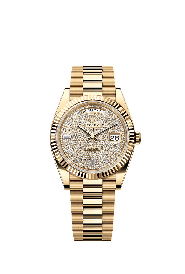 Rolex Day-Date 40 - Geelgoud - Diamant wijzerplaat (228238)