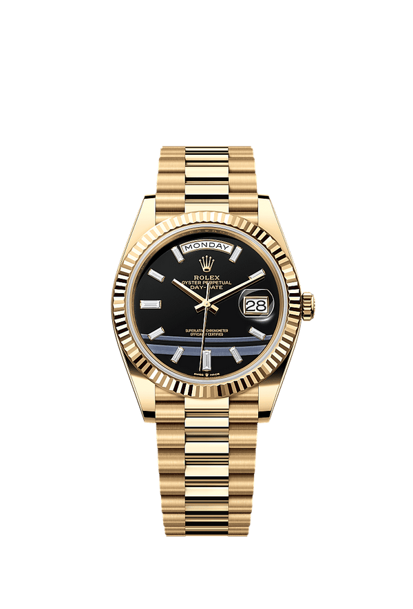 Rolex Day-Date 40 - Geelgoud - Zwart wijzerplaat (228238)
