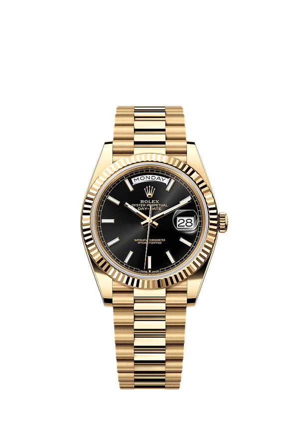Rolex Day-Date 40 - Geelgoud - Zwart wijzerplaat (228238)