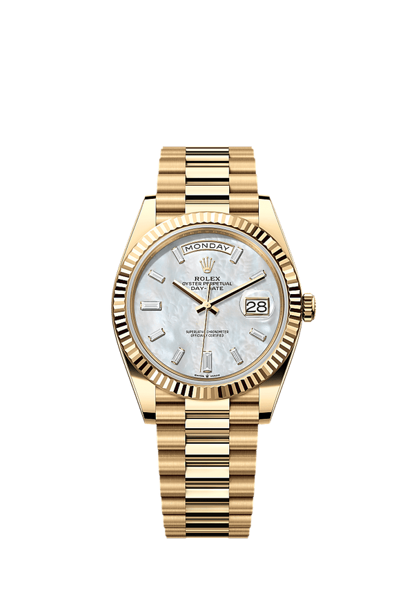 Rolex Day-Date 40 - Geelgoud - Wit wijzerplaat (228238)