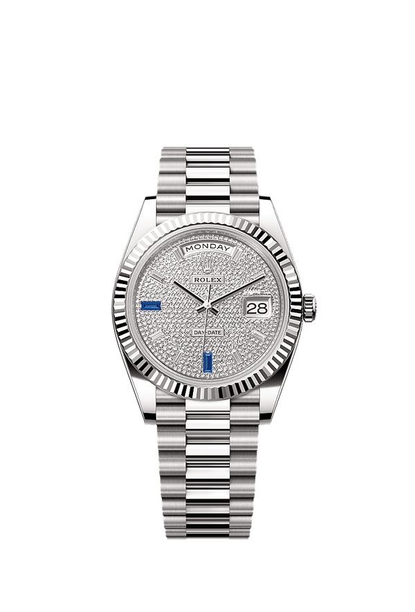 Rolex Day-Date 40 - Witgoud - Diamant wijzerplaat (228239)