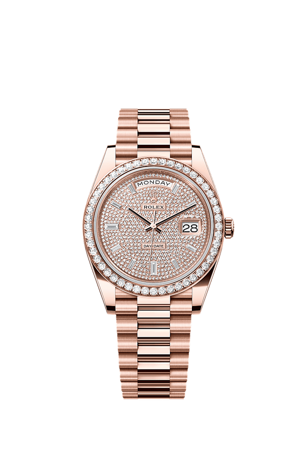 Rolex Day-Date 40 - Rosegoud - Diamant wijzerplaat (228345RBR)